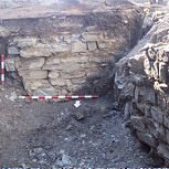 muraille des fortifications de Montréal, flanc ouest. 